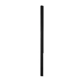 600250 Hoffmaster Unwrapped 5.5 Inch Black Cocktail Straw - 5000 / Cs