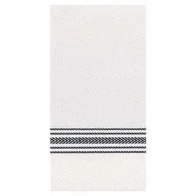 Fp1112 Hoffmaster 1/8 Fold Black Dish Towel Dinner Napkin - 800 / Cs