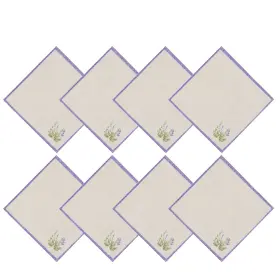 Home Bargains Plus 052501488917 Provence Square Napkins Set Of 8 Holiday Blanchard Field Lilacs Wrink