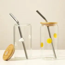 Ex-honeydak-6159 Honeydak 2 Pcs Icon Juice 16 Oz/5.8 Inch H 3 Clear Yellow White Ex-honeydak-6159 Honeydak 2 Pcs Icon Juice 16 Oz/5.8 Inch H 3 Clear Yellow White