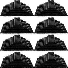 Hoolerry-cups-56 Hoolerry 2000 Pcs Disposable Drinking Straws Long Plastic 8.25 Inch And 0.25ftft