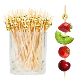 Hopelf 717203763860 200pcs Cocktail Picks Fancy Toothpicks For Appetizers Decorative Skewers Fo