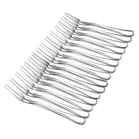 Hosybal 643383992175 Crab Stainless Steel Forks Escargot 2 Prong Tasting Appetizer Por