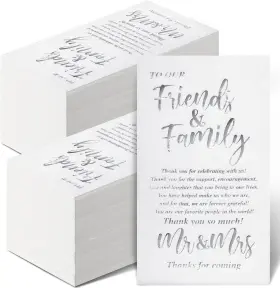 Hotop-napkins-hgfi95 Hotop 200 Pcs Wedding Napkins Mr And Mrs Dinner On Size Silver
