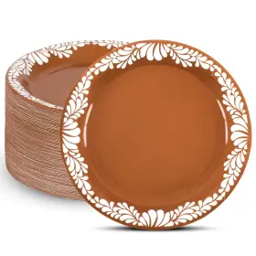 Houuqe 799473961801 120 Pcs Platos De Barro Mexicanos Mexican Paper Plates Cielito Lindo