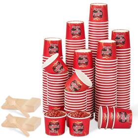 Houuqe Ho-cups-02 400pcs Chili Cook Off Decorations Mini Tasting 400 Black