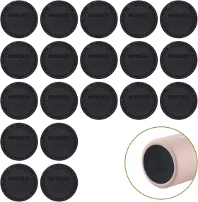 Beidian822 Hoydate H 20pcs Rubber Bottoms For Sublimation 20 Count Pack Of 1 Black