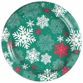 1845074 Hutamaki Pizazz Winter Plate 10 Inch 100 Count
