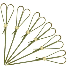 Hxycnna45 Hxycnna 100 Pieces Bamboo Cocktail Picks Heart Shaped Sticks Skewers For Appetize