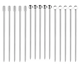 I-mart 192188614183 Stainless Steel Cocktail Picks Martini Set Pack Of 15