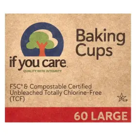7.70009e If You Care 11 Baking Cup Large 60 Ct Natural