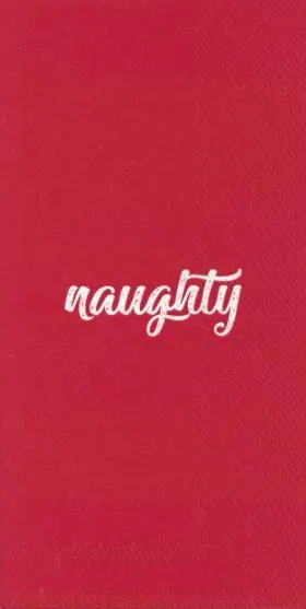 Bf000085 Ihr Boston International Paper Guest Towel Naughty And Nice - 2 Packs
