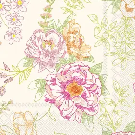 Ihr Ideal Home Range 686423751301 Party Napkins Disposable 3-ply Paper Lunch Napkin Pack 6.5 Inch X In Full