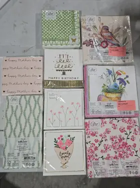 Bf1075420 Ihr Ideal Home Range Variety Pack 9 Pcs Dinner Napkins Disposable 3-ply Paper
