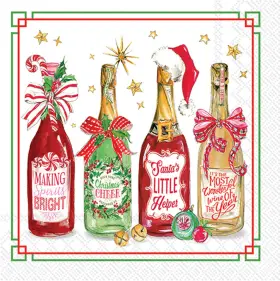 C059700 Ihr Ideal Home Range Christmas Holiday Napkins Rosanne Beck - Disposable 3-ply Paper Party Napkin