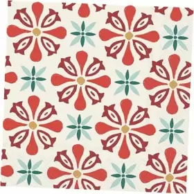 C062100 Ihr Ideal Home Range Cocktail Napkins Disposable 3-ply Paper Party 5 Inch X Seasonal Star Pattern
