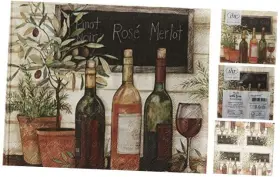 C811200 Ihr Ideal Home Range Cocktail Beverage Paper Napkins 5 X 5-inches Wine And Olives