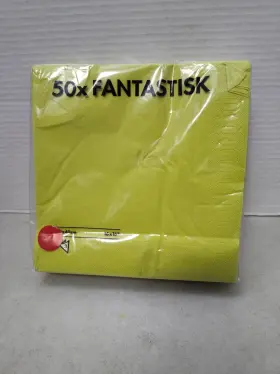 00149831 Ikea Fantastisk Paper Napkin Medium Green 40x40 Cm 50 Pack Sealed Usa Party