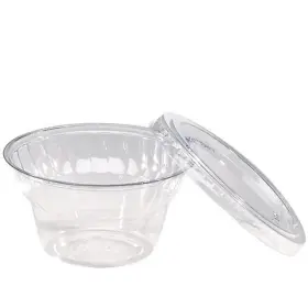 Cdspet5  Inc. Classic Dessert Plastic Round Cup Container 5-ounce Clear 1000-count