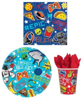 Incogneato 849795039914 Epic Party Bundle 8 Piece Setting