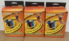 11-112 Innovative Dining Lot Of 36 3 Dozen New Reusable Jelly Shot Cups 2oz Twist Colors Fast Shipping