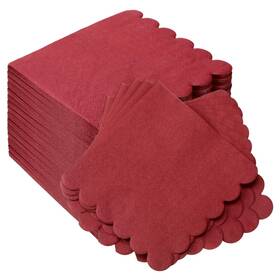 Ireer Yua-ireer-0745 100 Pcs 10 X Inches Unfolded 5 Folded Burgundy