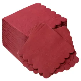 Yua-ireer-0745 Ireer 100 Pcs 10 X Inches Unfolded 5 Folded Burgundy