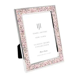 Isaac Jacobs 191631062441 4x6 Cupcake With Silver Metal Glitter Vertical And Horizontal Pictu
