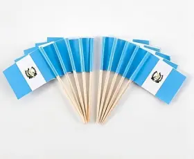 Javd 761344838512 Cyps 100 Pcs Guatemala Flag Guatemalan Toothpick Flags Small Mini Stick Cupc