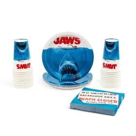 Jw12015t Jaws 60-piece Party Tableware Set