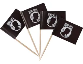Jbcd 750139652396 Pow Mia Toothpick Flag You Are Not Forgotten Mini Small Cupcake Topper F