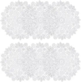 R5jry2pyi Jeffdad 573744 1 6pcs White Vintage Crochet Doilies 6 Inches Round 16.3 16.3cm