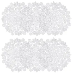 Xba5wggg Jeffdad 573744 1 6pcs White Vintage Crochet Doilies 6 Inches Round 16.3 16.3cm