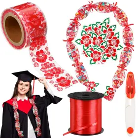 Bw-jexine-149799 Jexine 118 Feet Graduation Hawaiian Candy Lei Making Kit Includes 30 Pcs Cand
