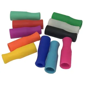Jiefu 737311164557 Super Big Large Straws Silicone Tips 11pcs Food Grade Reusable Straw Onl