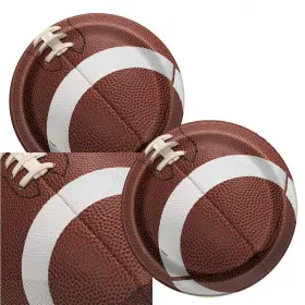 Jj Party Supplies 613165880075 Football Game Day Birthday Plates And Napkins Serves 16