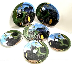 John Deere 847356015391 Tractor Birthday Party 9 Inch Dinner 3 And 6 3/4 Dessert Plates New