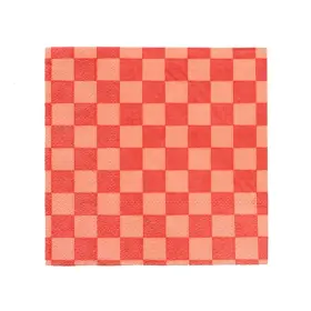 Jollity & Co 812450038485 And Check It Large Napkins - Party In Cherry Crush Red Pac