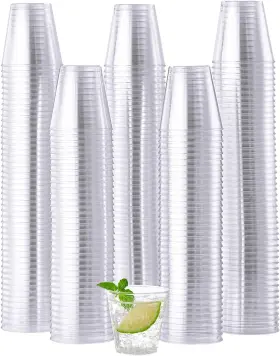 Jolly Chef 726084220744 500 Plastic Shot Glasses 1.5 Oz Disposable Cups Ounce Sho