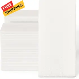 Jolly Chef 768894147538 200 Pack Disposable Guest Towels Soft And Count Of 1 White