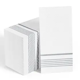 Bzj-silver-200 Jolly Chef 200 Pack Paper Dinner Napkins Absorbent Silver-200 Silver