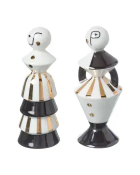 30501211840000 Jonathan Adler Vienna Salt And Pepper Set Black