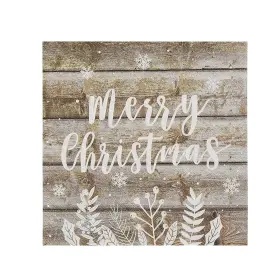 Juvale 705353492549 Merry Christmas Party Decorations Wood Panel Napkins 6.5 X In 100
