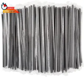 Juvo Plus 313050930945 Stockroom Colorful Individually Wrapped Plastic Drinking Straws Extra Long