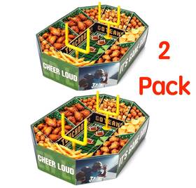 Jyusmile 4xp4dql/g4/01110803 Football Paper Food Tray Kit 2026 Party Supplies Disposable Snack Bowl