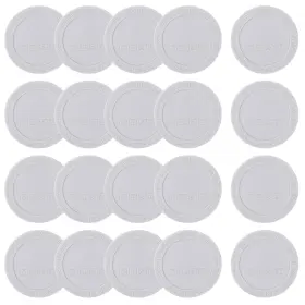 559527 Kalione 1 Dlyjbieq 20 Pieces Rubber Bottoms For Sublimation Tumblers Anti-slip 2.2 Inches Gray