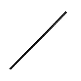 C9031s Karat 877183001403 9 Inch Jumbo Straws 5 Mm Diameter Solid Black Case Of 2000