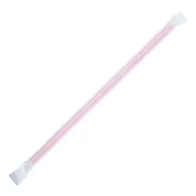 C9075 Karat New Best Pink 9ftft Giant Straws 8mm Paper Wrapped - Pack Of 2500