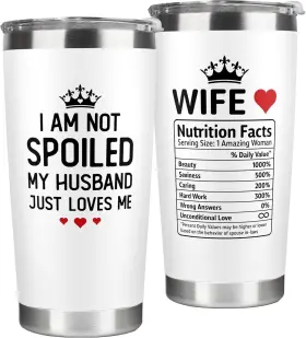Katandnat 850051486311 Gifts For Wife - Her Wedding Large White 01