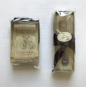 Ka25080na Kate Aspen New Bordeaux Vineyards Corkscrew And Vintage Reserve Spreader - Sealed